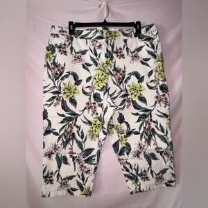 George Multicolor Floral Capris